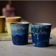 Mugs à café céramique "Van Gogh" X2 - La Nuit étoilée