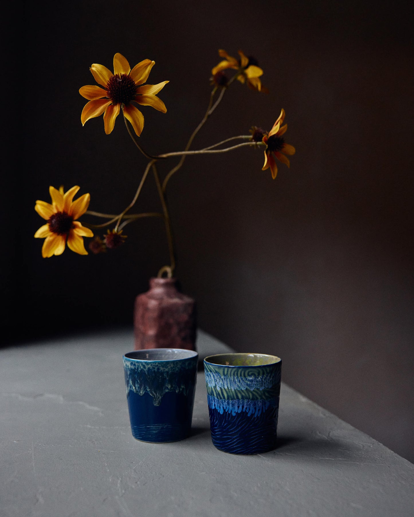 Mugs à café céramique "Van Gogh" X2 - La Nuit étoilée