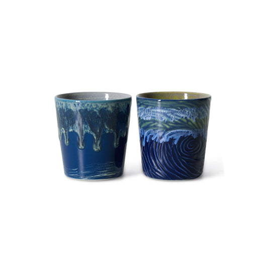 Mugs à café céramique "Van Gogh" X2 - La Nuit étoilée