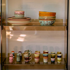 Mugs ristretto céramique X4 "Futurism"