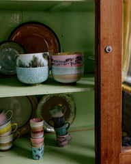 Mugs ristretto céramique X4 "Futurism"