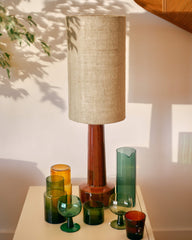 Pied de lampe céramique - Brique