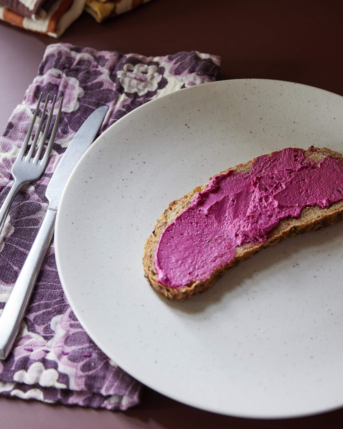Serviettes de table "Floral Burgundy" X2