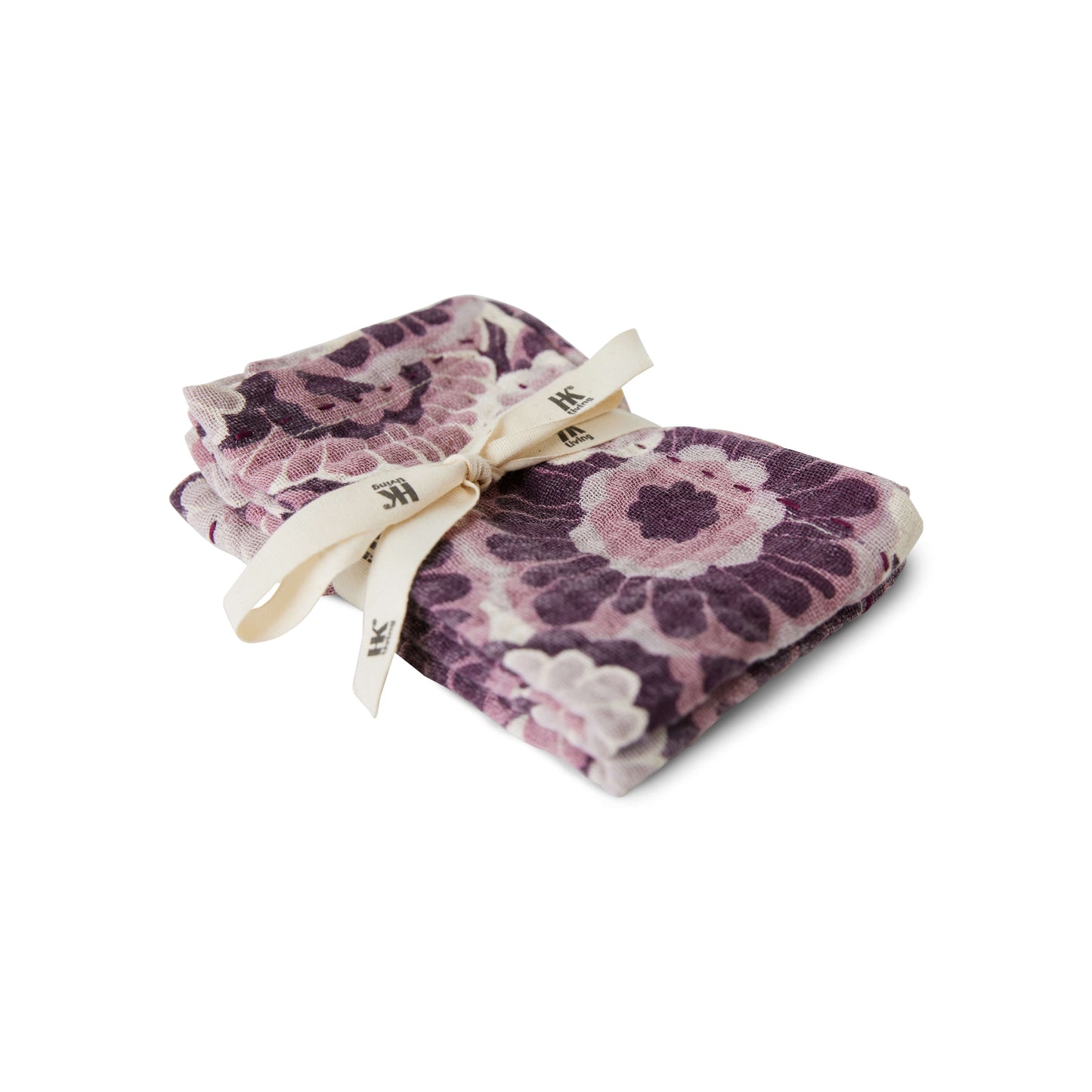 Serviettes de table "Floral Burgundy" X2