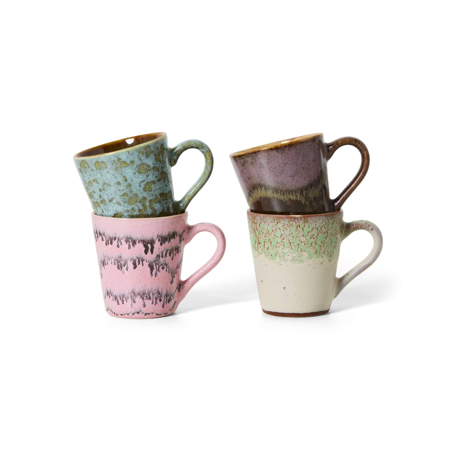 Tasses expresso céramique X4 "Brutalism"