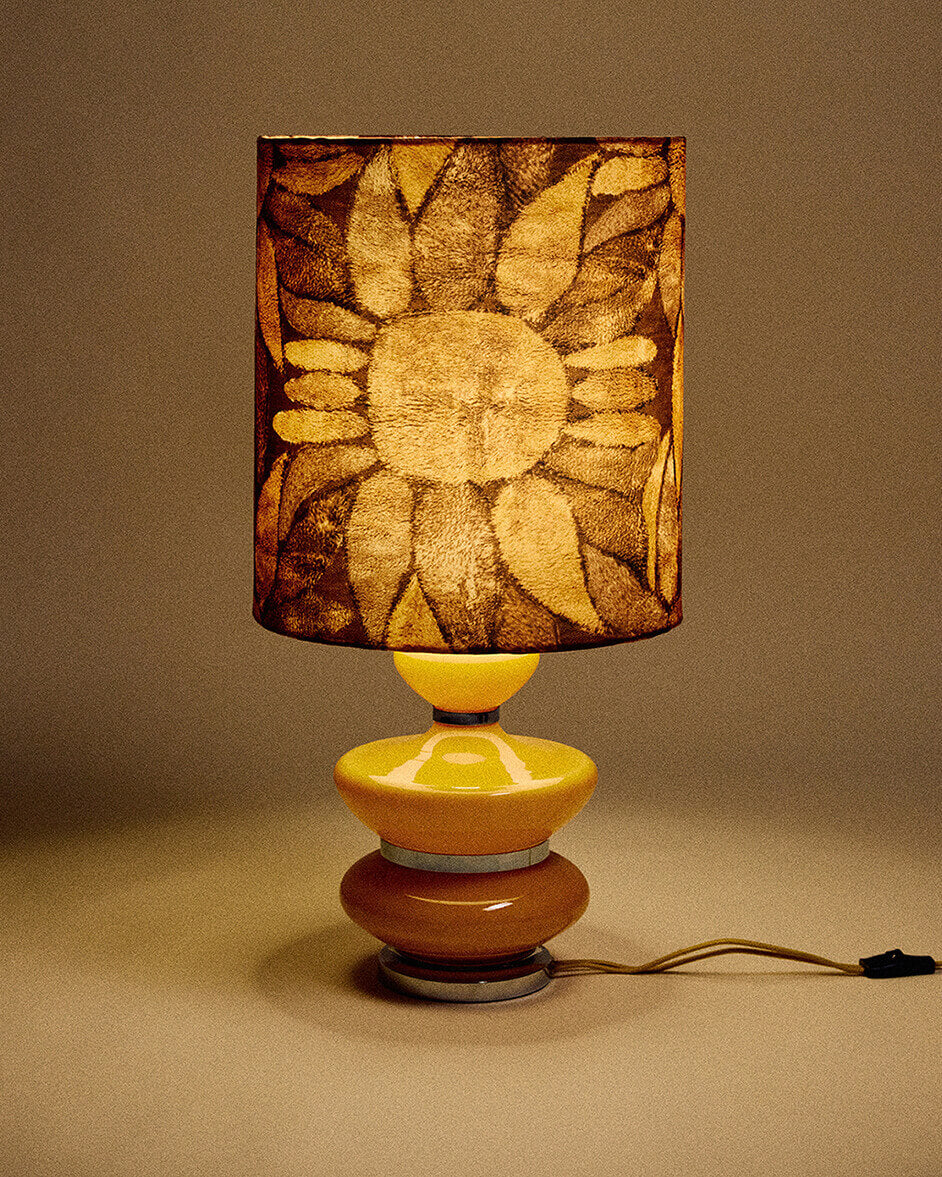Pied de lampe "Bubble" verre
