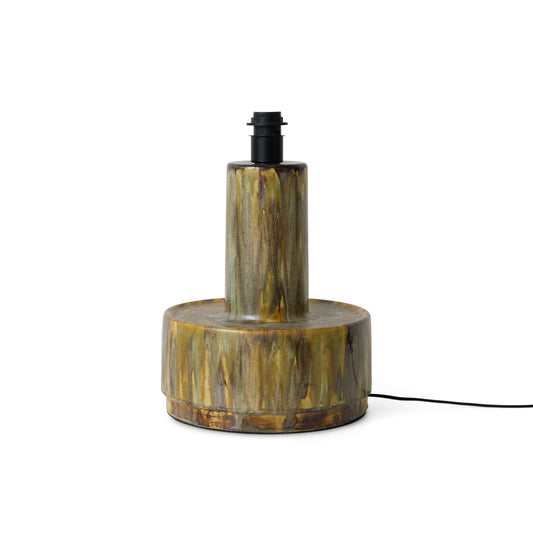 Pied de lampe céramique émail réactif