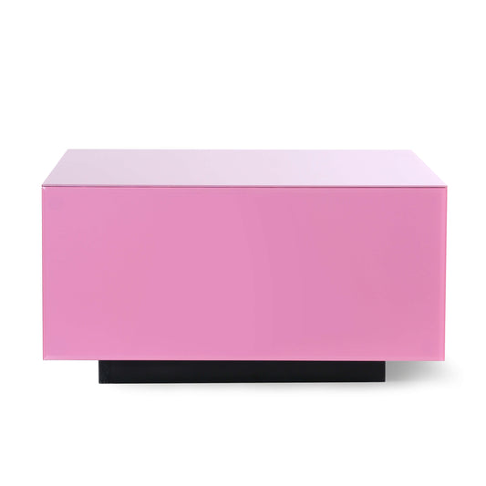 Table basse "Block Mirror" - Rose