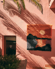 Tenture murale tufting "Sundown"