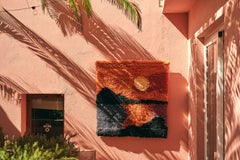Tenture murale tufting "Sundown"