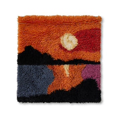 Tenture murale tufting "Sundown"