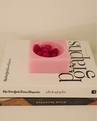 Vide-poches résine "Pop Cube" - Rose