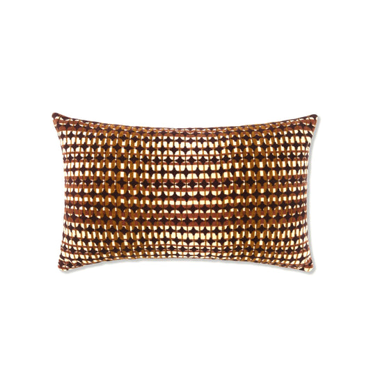 Housse de coussin velours "Altaï" - Caramel