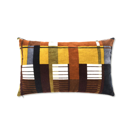 Housse de coussin velours "Divine" - Roux