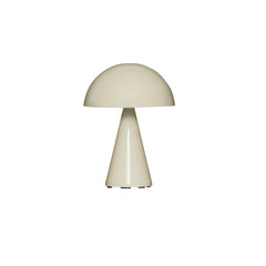 Petite lampe portative "Mush" émaillée - Sable clair