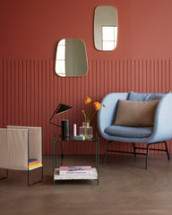 Table d'appoint "Niche" verre & terrazzo