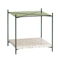 Table d'appoint "Niche" verre & terrazzo