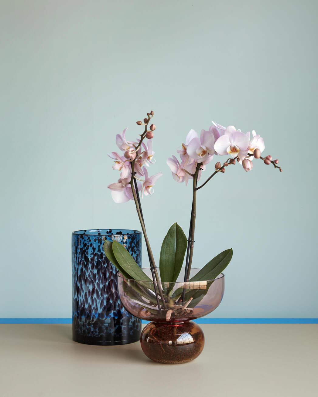 Vase en verre soufflé "Léo"