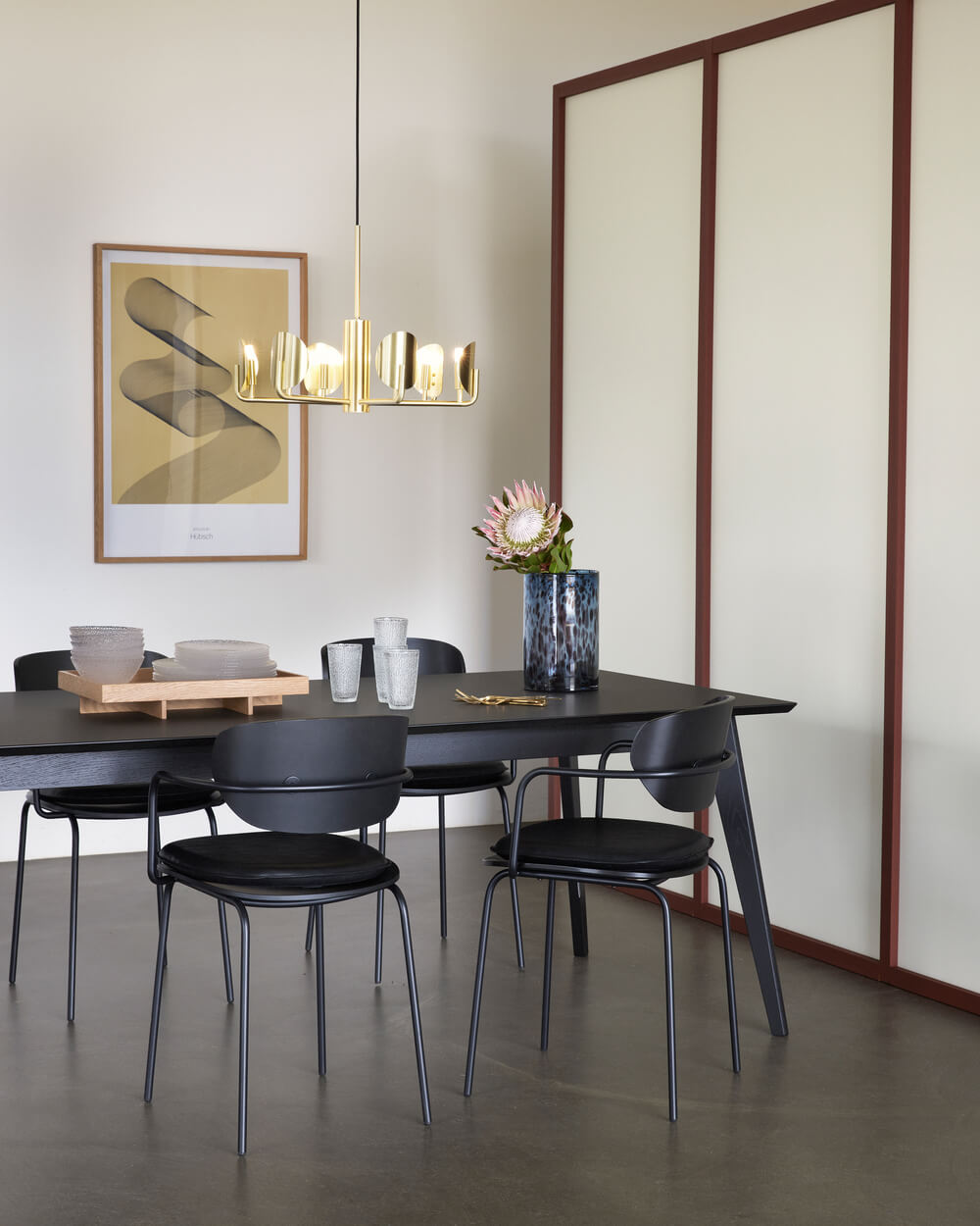 Vase en verre soufflé "Léo"