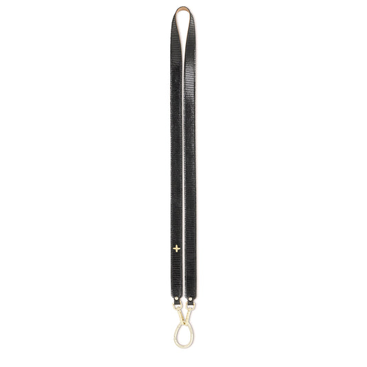Bandoulière "Strap" cuir Turtle Noir