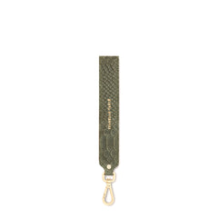 Dragonne "Mady" cuir Snake kaki