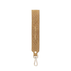 Dragonne "Mady" cuir Snake beige
