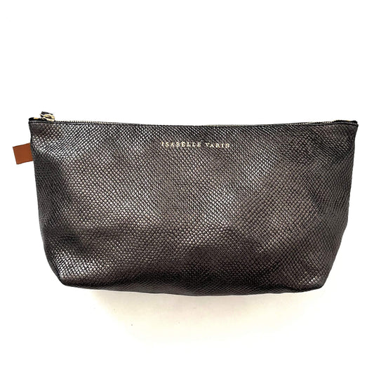 Grande trousse "Mild" cuir Galu anthracite