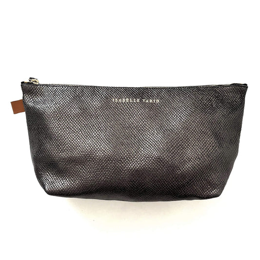 Grande trousse "Mild" cuir Galu anthracite