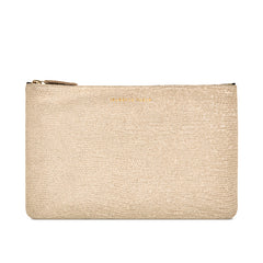 Pochette "Love" cuir Sand Vanille