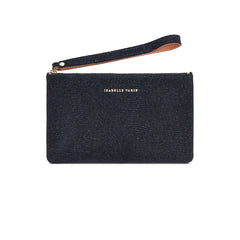 Pochette "Sister" cuir Sand Black