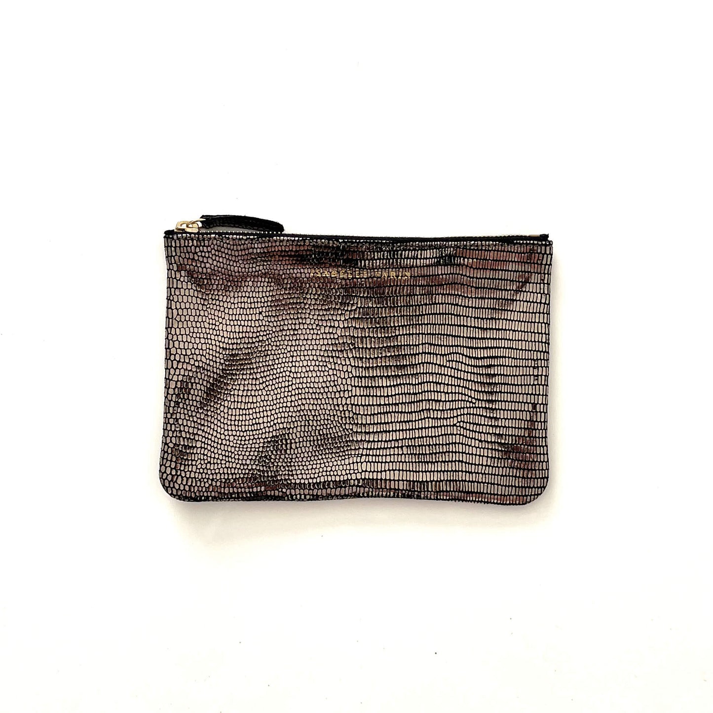 Petite pochette "Monoï" cuir Turtle Café ll