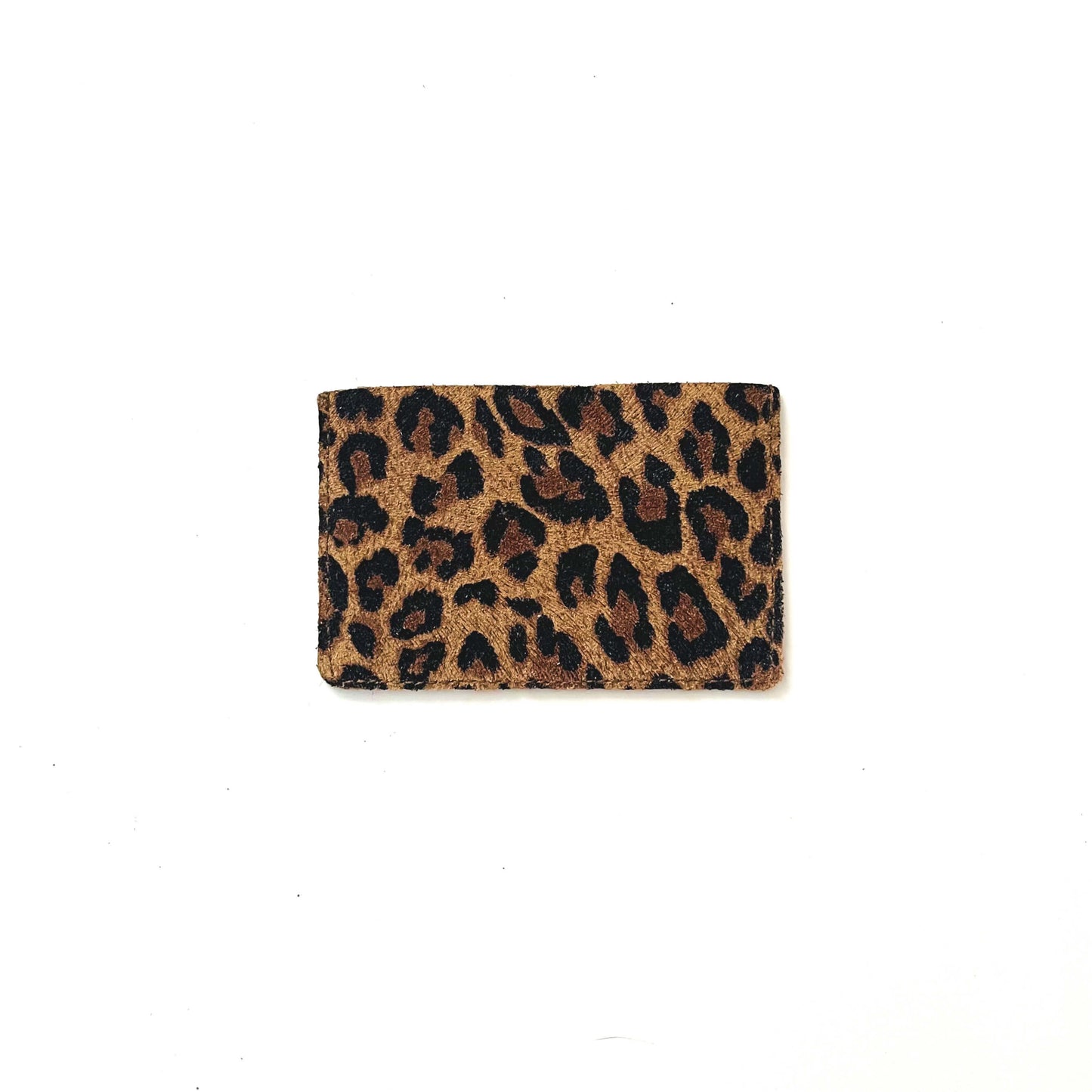 Porte-cartes "Credy" cuir Léopard beige