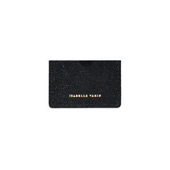 Porte-cartes "Credy" cuir Sand Black