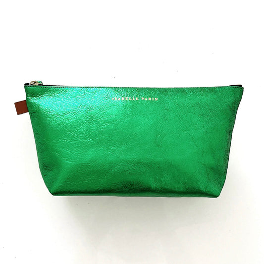 Grande trousse "Mild" cuir Glossy Prairie