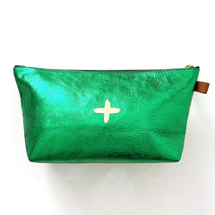 Grande trousse "Mild" cuir Glossy Prairie