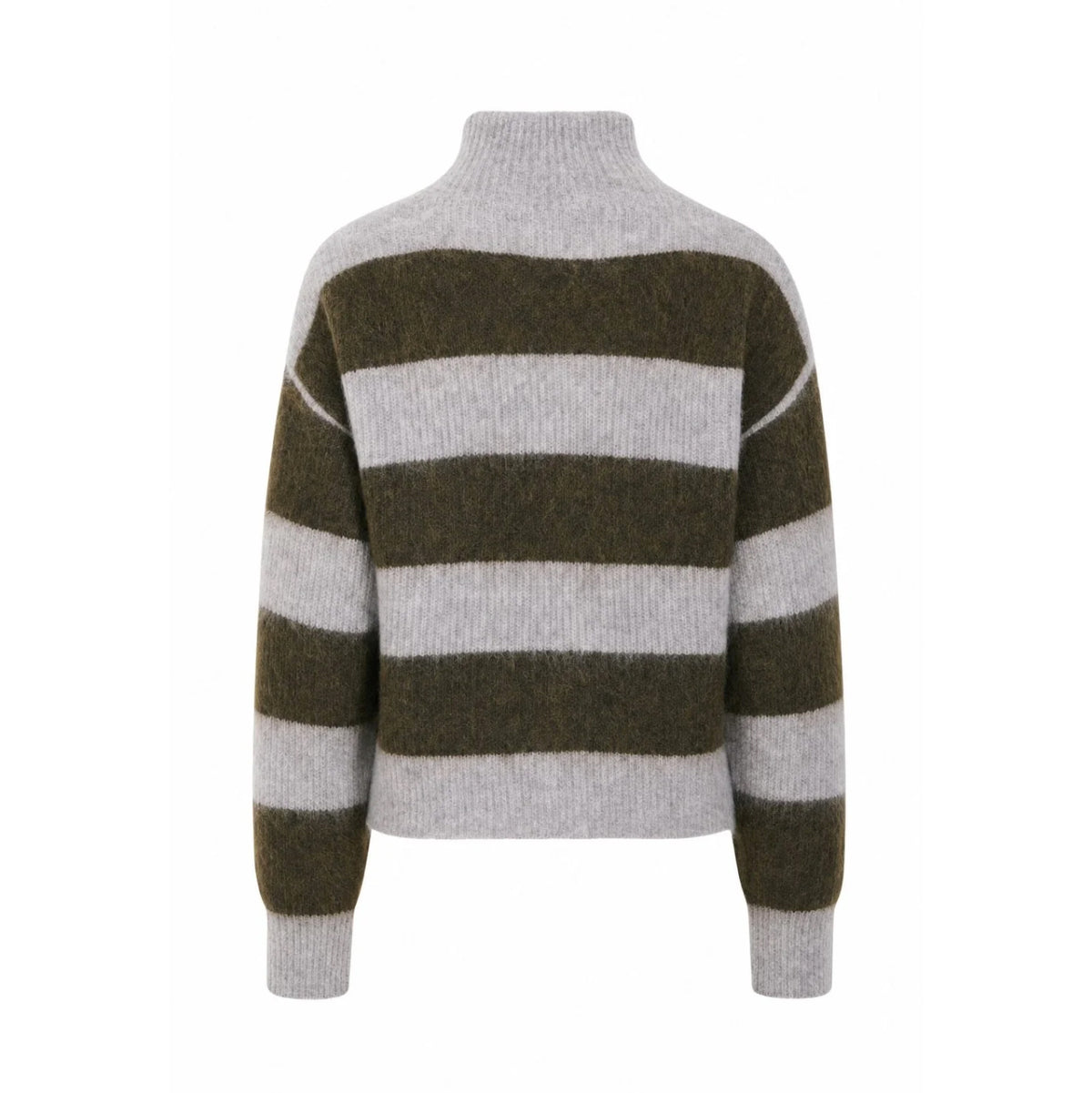 Cardigan rayé "Josh" - Kaki