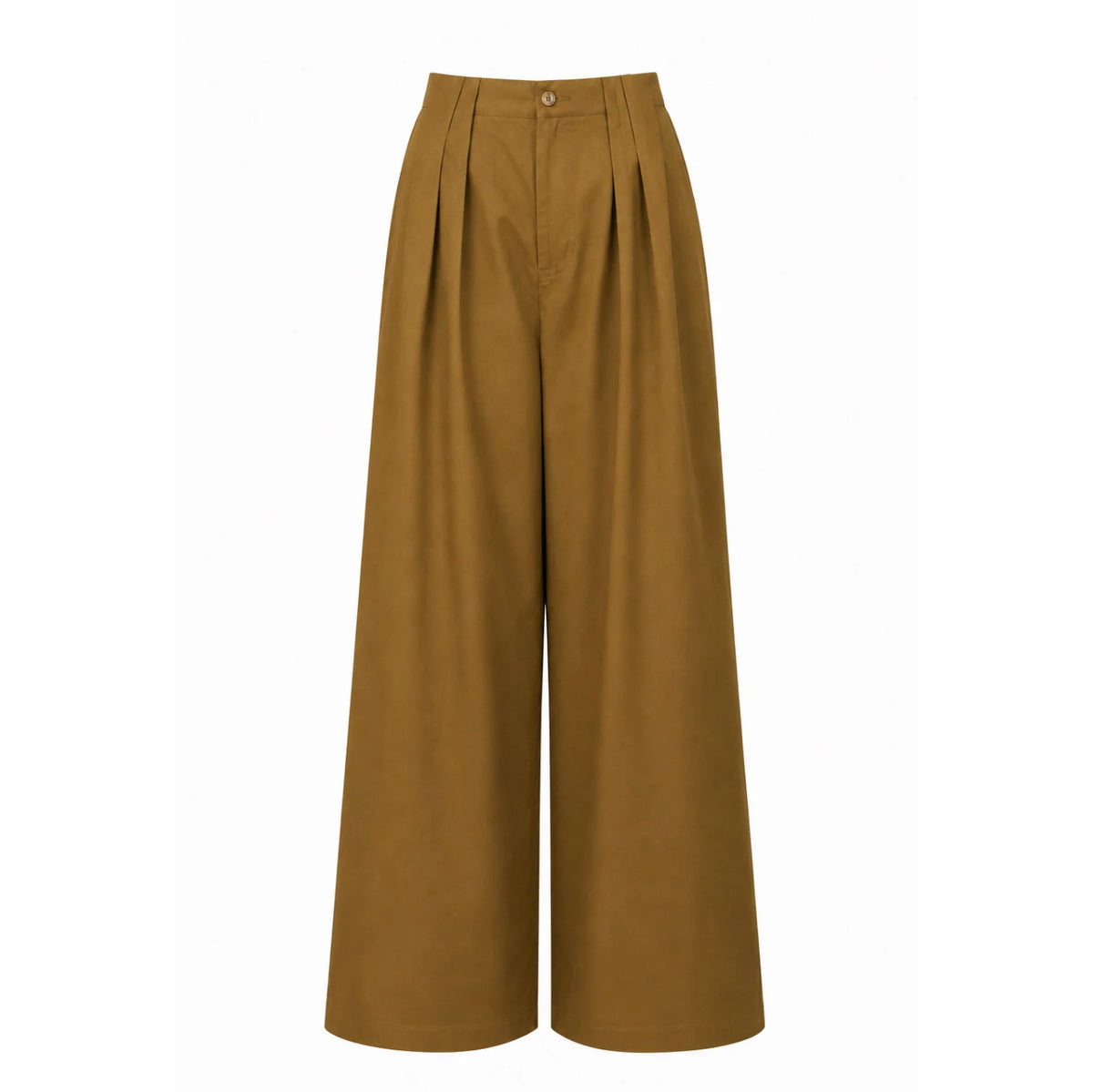 Pantalon loose "Juan" - Ocre foncé