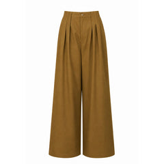 Pantalon loose "Juan" - Ocre foncé