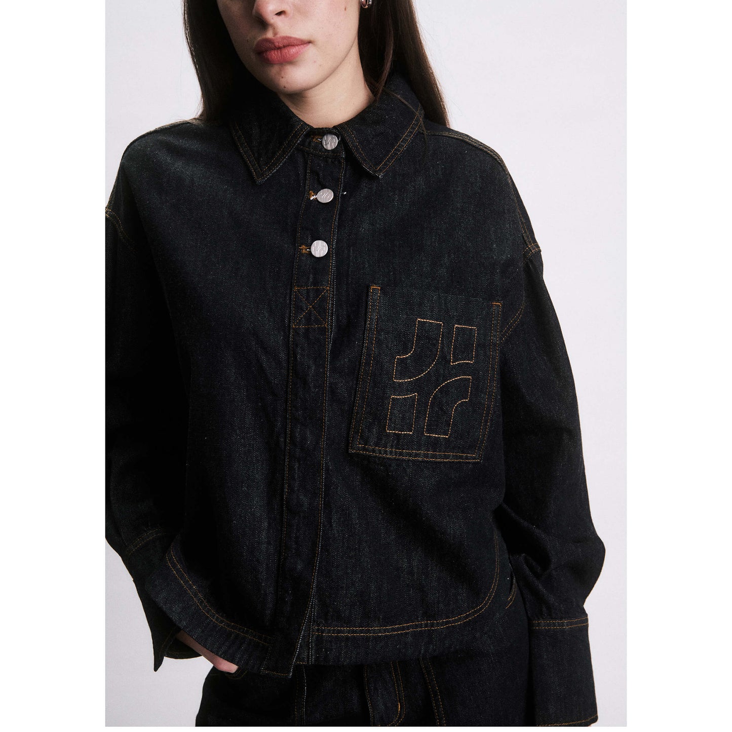 Chemise "Hendrik" raw denim