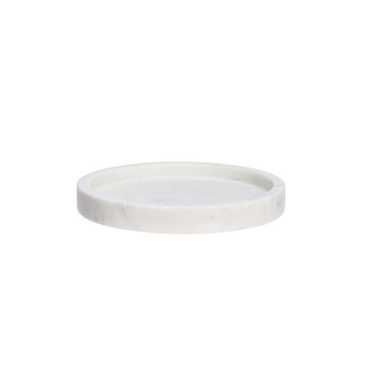 Petit plateau marbre blanc