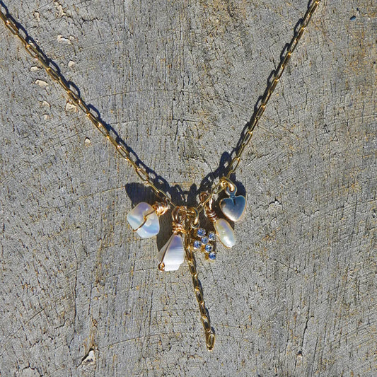 Collier "Madone" Blanc