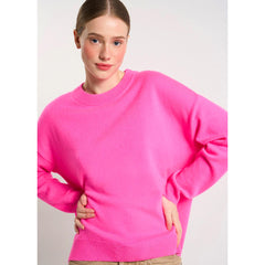Pull cachemire "MaPoupette" - Rose fluo