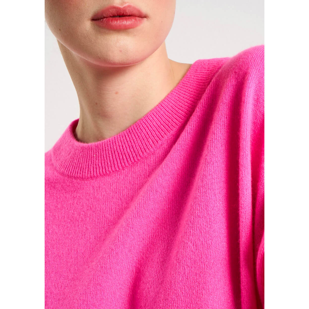 Pull cachemire "MaPoupette" - Rose fluo
