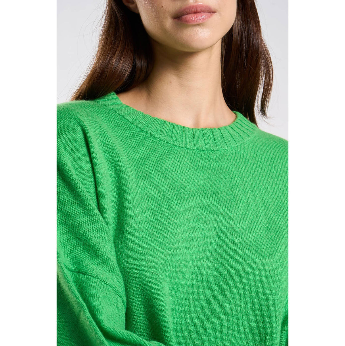 Pull  cachemire "Monptilya" - Vert vif