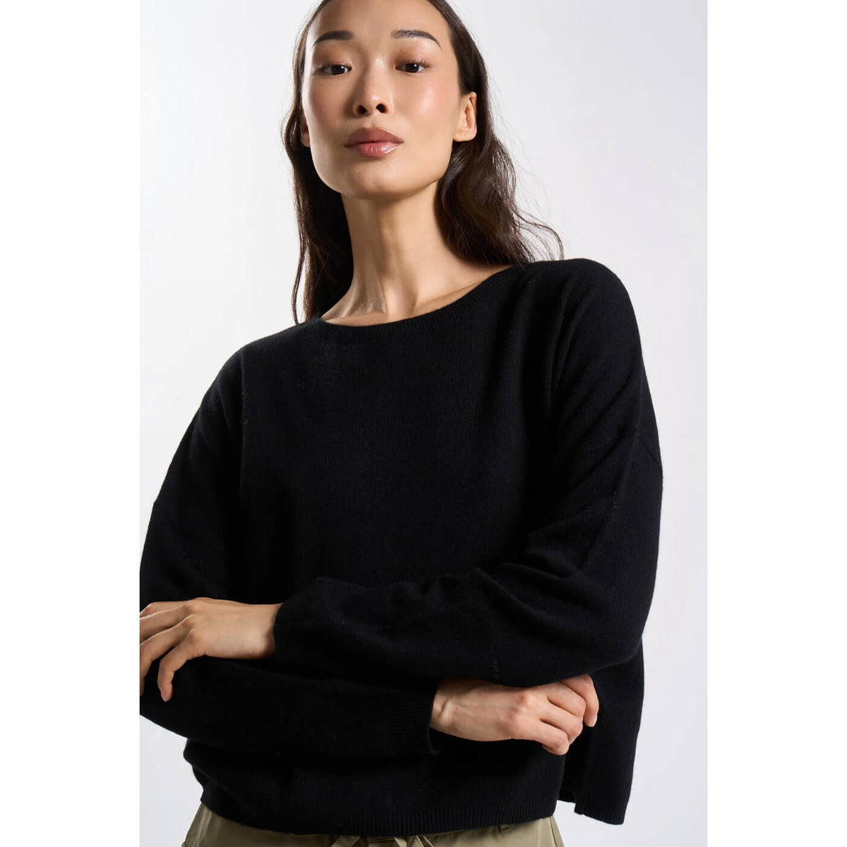 Pull cachemire "Monroe" - Noir
