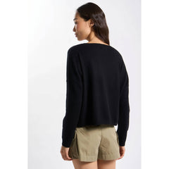 Pull cachemire "Monroe" - Noir