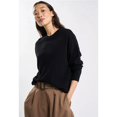 Pull cachemire "MaPoupette" - Noir