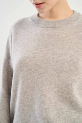 Pull "MaPoupette" cachemire - Perle chiné