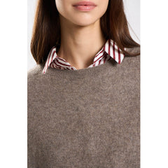 Pull laine & cachemire brushed "Marcel" - Vison