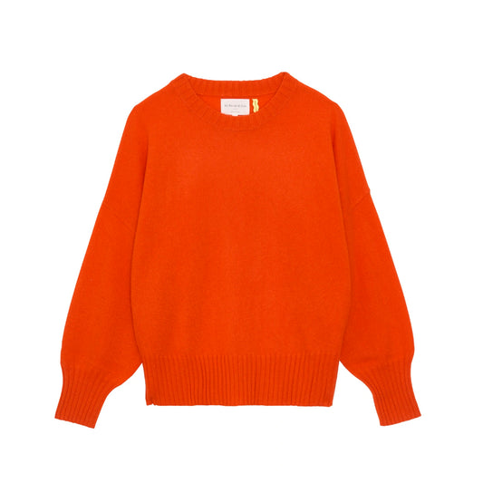 Pull  cachemire "Monptilya" - Mandarine